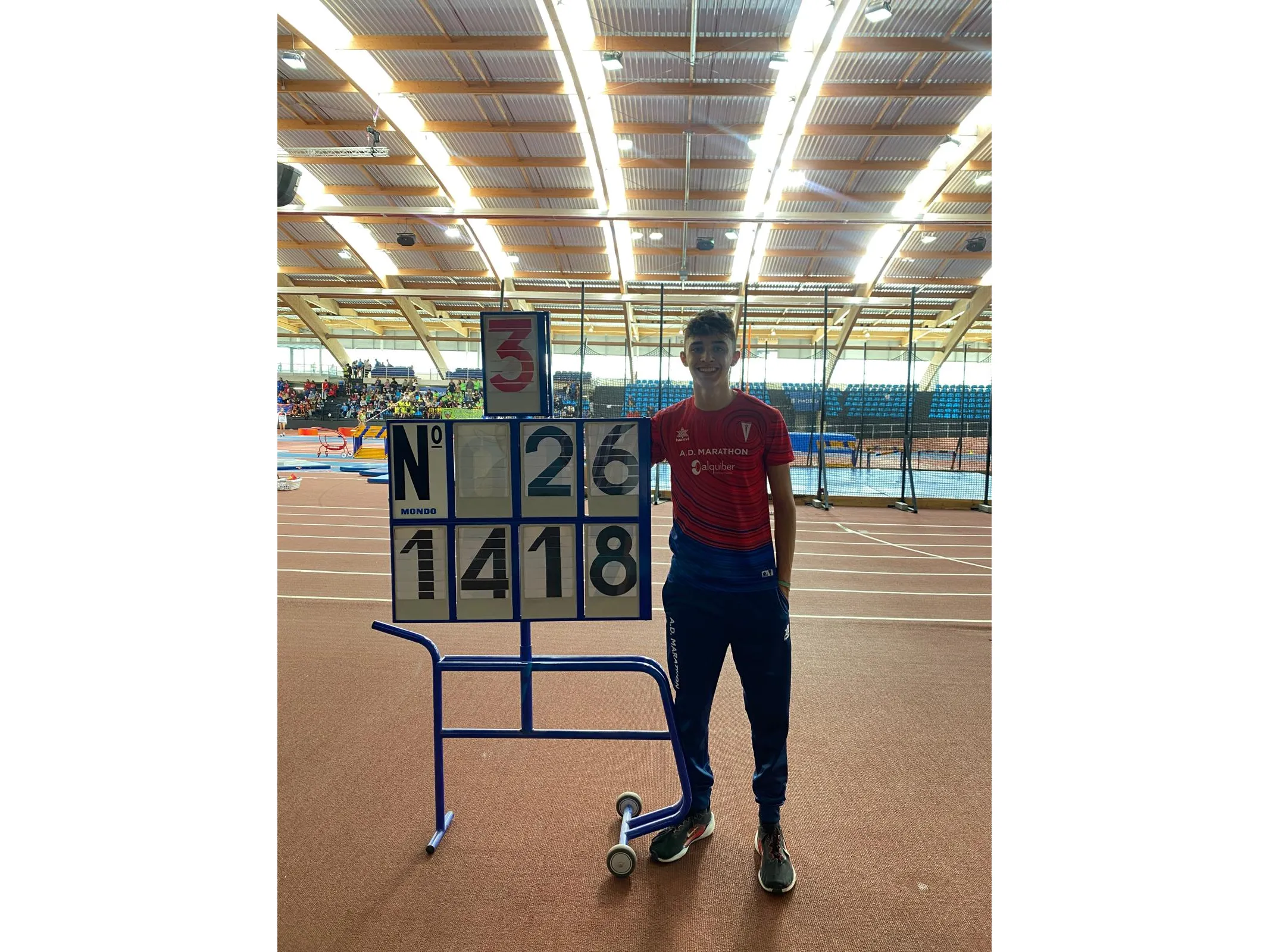 Récord de Madrid Sub 16 de Triple Salto