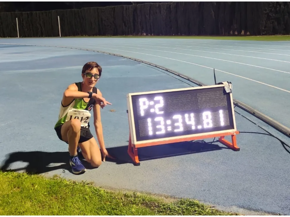 Récord de España Sub 14 de 3.000m marcha