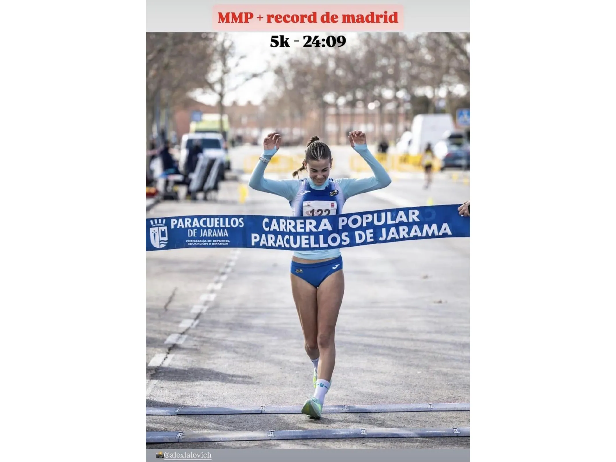 Récord de Madrid Sub 16 de 5 km marcha